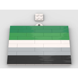 Lego Flag - Aromantic