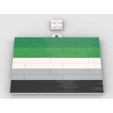 Lego Flag - Aromantic