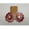 Earrings - Mandala - Pink Tones (Large)