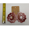 Earrings - Mandala - Pink Tones (Large)