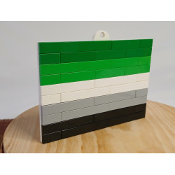 Lego Flag - Aromantic