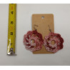 Earrings - Mandala - Pink Tones (Large)