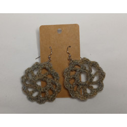 Earrings - Mandala - Sandstone (Large)