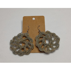 Earrings - Mandala - Sandstone (Large)