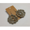 Earrings - Mandala - Sandstone (Large)