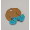 Earrings - Heart - Turquoise