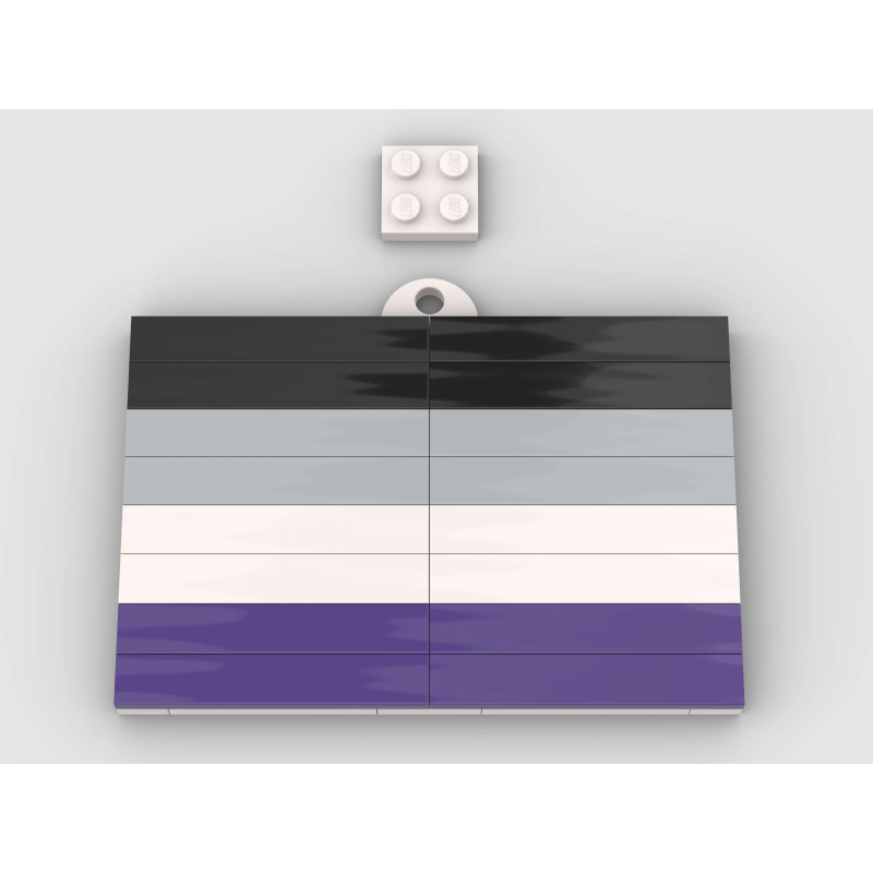 Lego Flag - Asexual (ace)