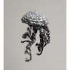 Jellyfish Hanging Decoration - Black & White