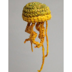 Jellyfish Hanging Decoration - Green & Yellow & Orange