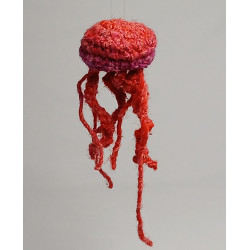 Jellyfish Hanging Decoration - Red