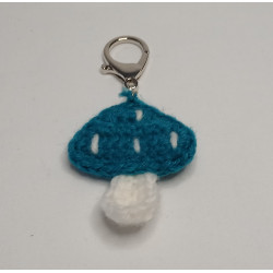 Keychain - Mushroom - Dark Teal