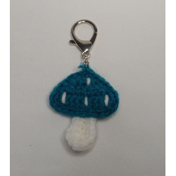 Keychain - Mushroom - Dark Teal