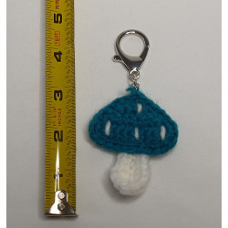 Keychain - Mushroom - Dark Teal