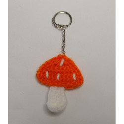 Keychain - Mushroom - Orange