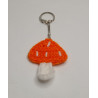 Keychain - Mushroom - Orange