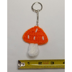 Keychain - Mushroom - Orange