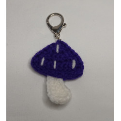 Keychain - Mushroom - Purple