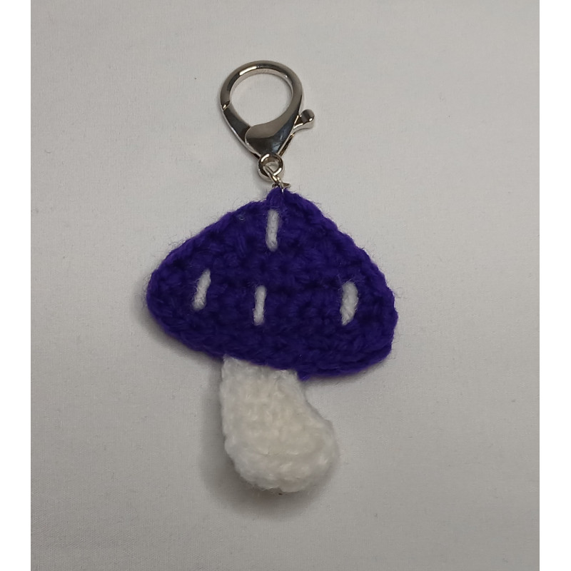 Keychain - Mushroom - Purple