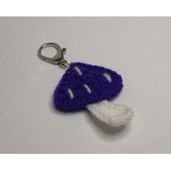 Keychain - Mushroom - Purple