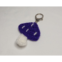 Keychain - Mushroom - Purple