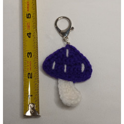 Keychain - Mushroom - Purple