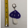 Keychain - Mushroom - Purple