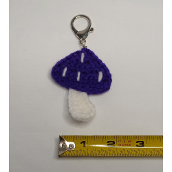 Keychain - Mushroom - Purple