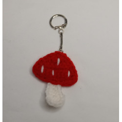 Keychain - Mushroom - Red