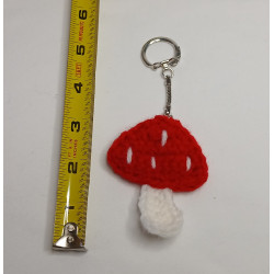 Keychain - Mushroom - Red