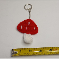 Keychain - Mushroom - Red