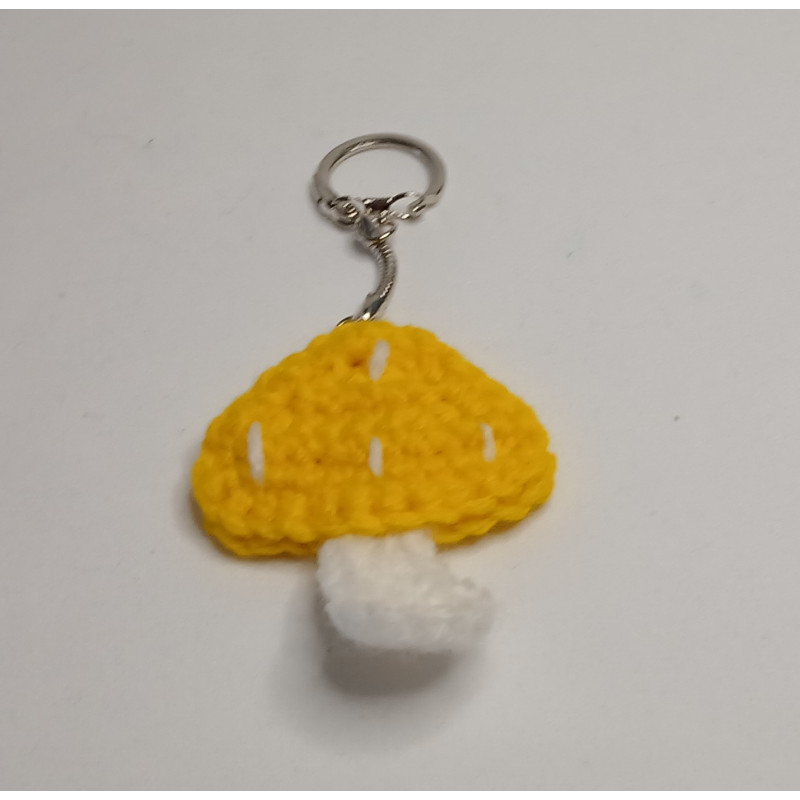 Keychain - Mushroom - Yellow