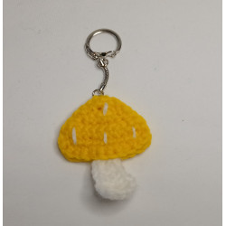 Keychain - Mushroom - Yellow