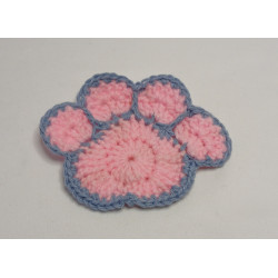 Paw Coaster - Pink & Blue