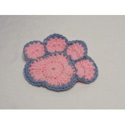 Paw Coaster - Pink & Blue