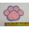 Paw Coaster - Pink & Blue