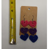 Pride Heart Earrings - Bi