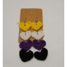 Pride Heart Earrings - Nonbinary