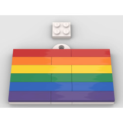 Lego Flag - Rainbow