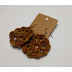 Earrings - Mandala - Earth Tones (Large)