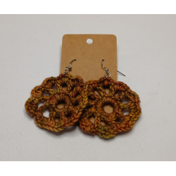 Earrings - Mandala - Earth Tones (Large)