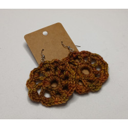 Earrings - Mandala - Earth Tones (Large)