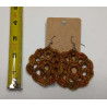 Earrings - Mandala - Earth Tones (Large)