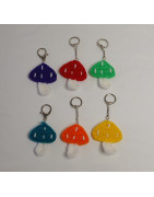 Mushroom Keychains